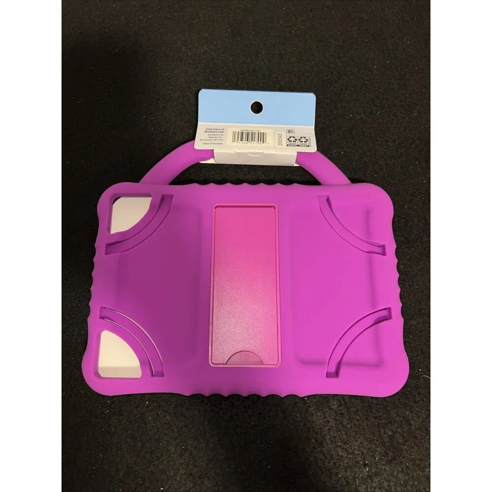 ONN. Heavy-Duty Tablet Bumper Case for Most 8